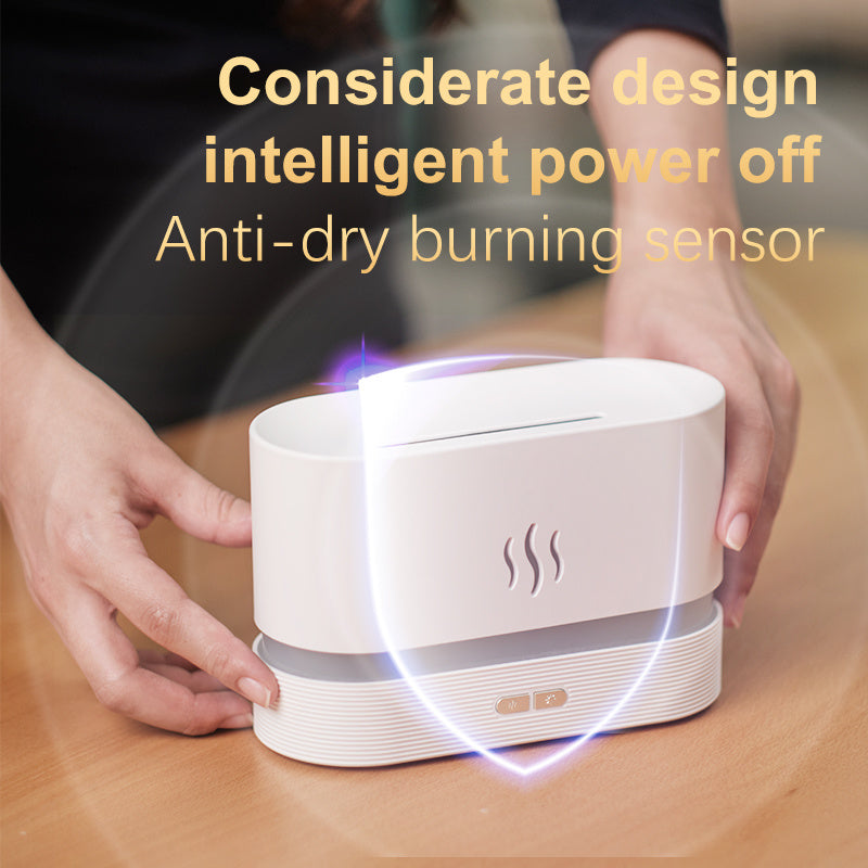 Factory Direct Sale Fire Flame Humidifier Aroma Diffuser 2022 Air Essential Oil Ultrasonic Humidifier